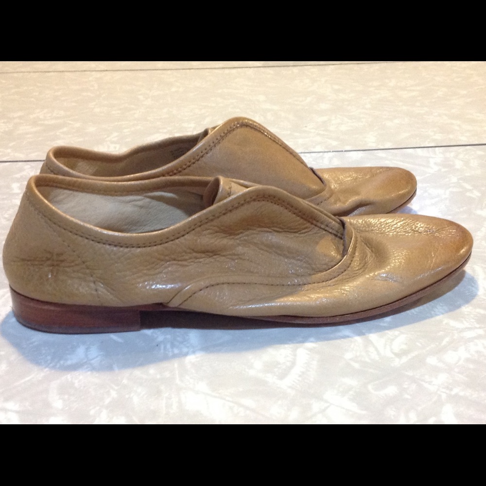 Frye slip on oxfords